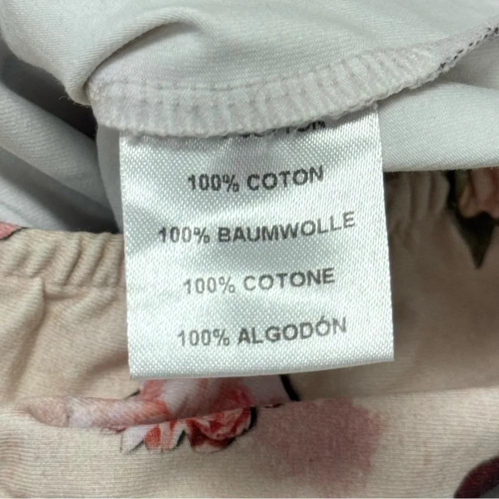 Samantha Pleet Starcrossed 3/4 Sleeve Bodysuit Collage Stretch Cream Medium - Picture 8 of 15